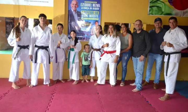 Deputado Ezequiel Neiva investe no esporte e contribui para valorização de talentos em Espigão d'Oeste