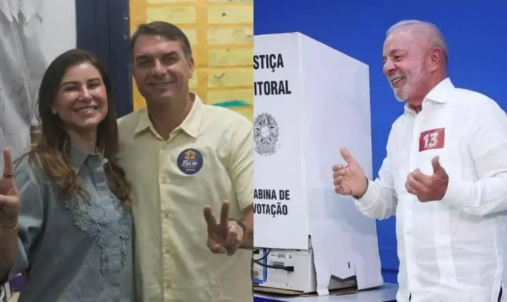 Flávio Bolsonaro e Lula votam no 2º turno
