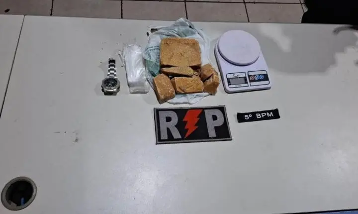 Homem de 39 anos é preso por tráfico de drogas no bairro Aponiã em Porto Velho