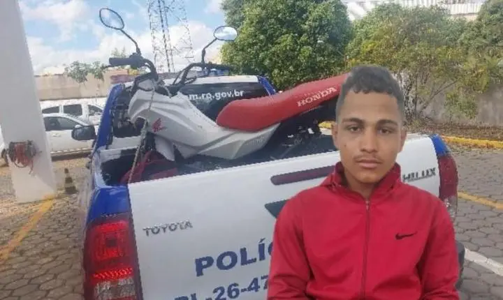 Homem é detido com motocicleta furtada e objetos de origem suspeita em Ji-Paraná