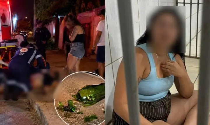 Homem é esfaqueado com garrafa quebrada pela namorada no dia do próprio aniversário em Porto Velho