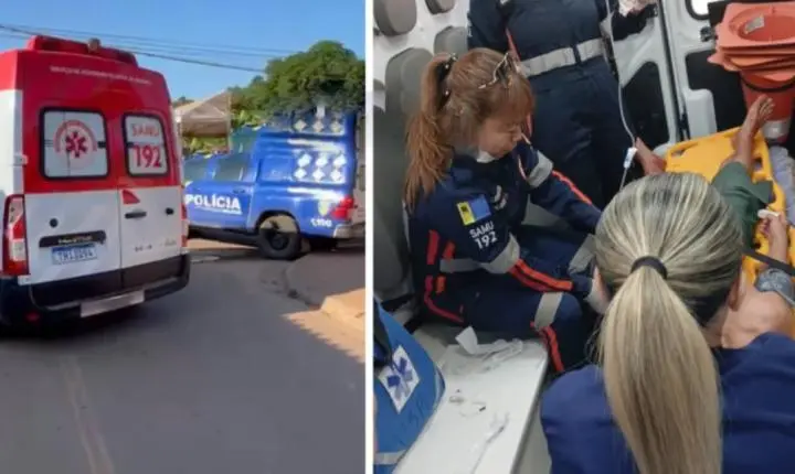 Homem é esfaqueado nas nádegas e solicita socorro em estabelecimento comercial na zona Leste