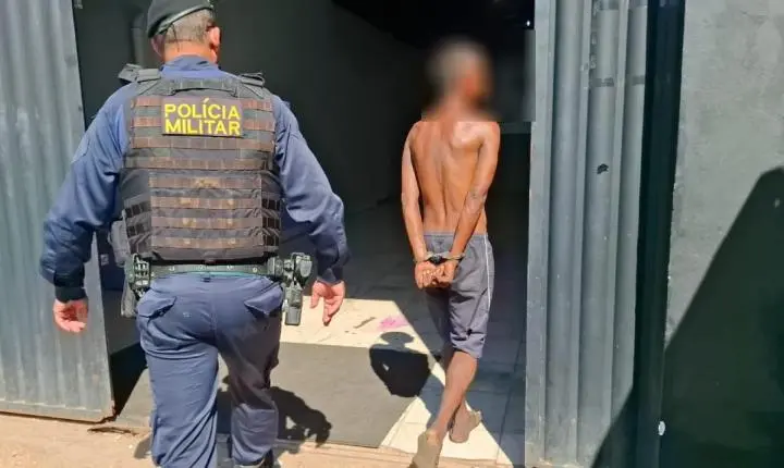 Homem em situação de rua é preso após furtar óculos de sol no Centro de Porto Velho