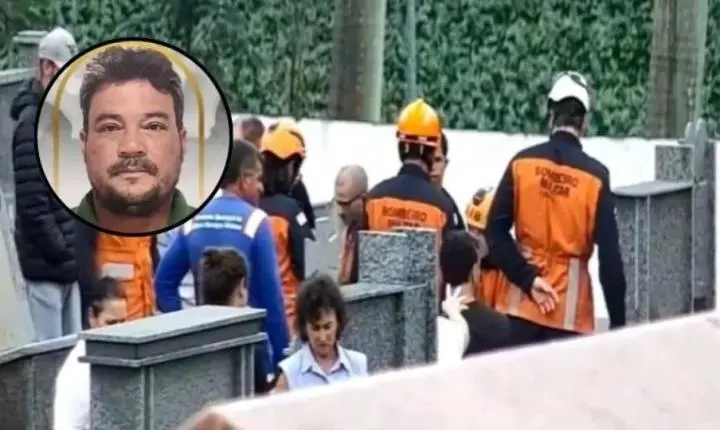 Homem vai a velório de amigo e morre ao cair em cova