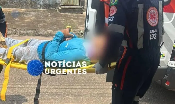 Idoso de 72 anos fica gravemente ferido após cair de telhado no bairro Marechal Rondon em Porto Velho