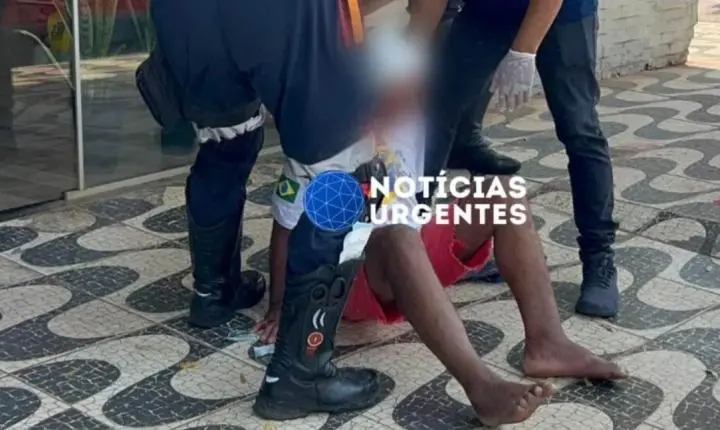 Idoso fica ferido depois de sofrer queda e bater a cabeça em via pública na capital rondoniense