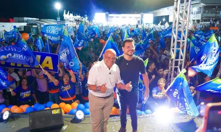 Marcelo Cruz (Avante) e Pastor Evanildo (PSD) têm candidaturas oficializadas em convenção e reúnem multidão em Porto Velho