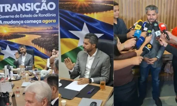 Marcos Rogério reúne equipe de transição pela primeira vez e inicia preparação para assumir o Governo de Rondônia