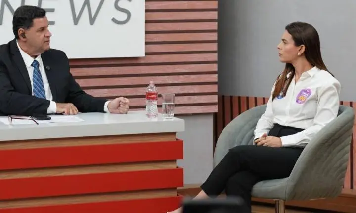 Mariana cobra execução de R$ 100 milhões para o HEURO no decorrer de sabatina na SIC TV