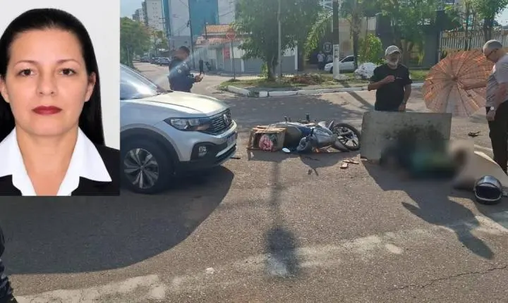 Motociclista morre depois de colisão entre moto e automóvel em cruzamento na zona norte de Porto Velho