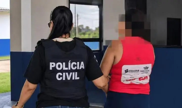 Mulher é presa em Porto Velho suspeita de ameaçar envolvidos em investigação e ajudar investigado a fugir da Justiça