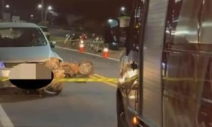 Mulher morre em grave acidente entre carro e moto na BR-364
