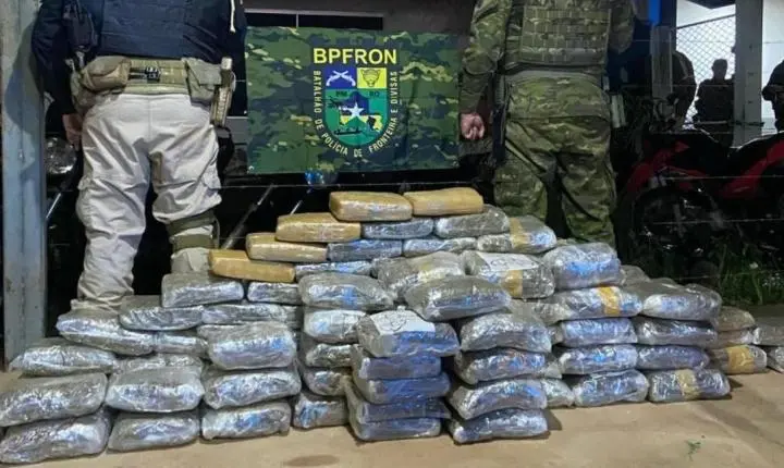 Operação conjunta apreende mais de 100 quilos de skunk em distrito de Porto Velho