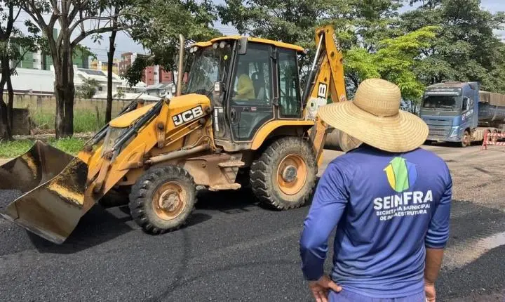 Operação tapa-buracos avança por seis ruas da Zona Sul de Porto Velho