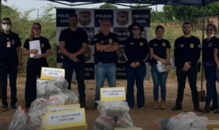 Polícia Civil incinera mais de 645 quilos de drogas apreendidas em região de fronteira em Rondônia