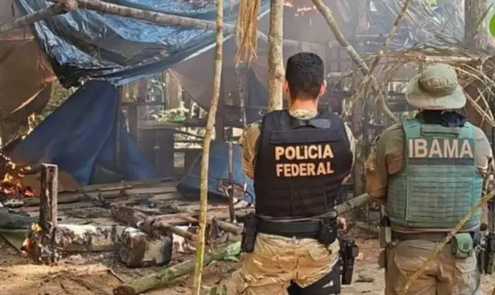 Polícia Federal e Ibama deflagram Operação Fortuna contra garimpo ilegal na Terra Indígena Sete de Setembro