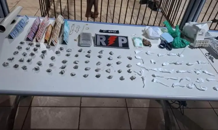 Polícia Militar prende quatro suspeitos com drogas, dinheiro e balança de precisão na Zona Leste de Porto Velho