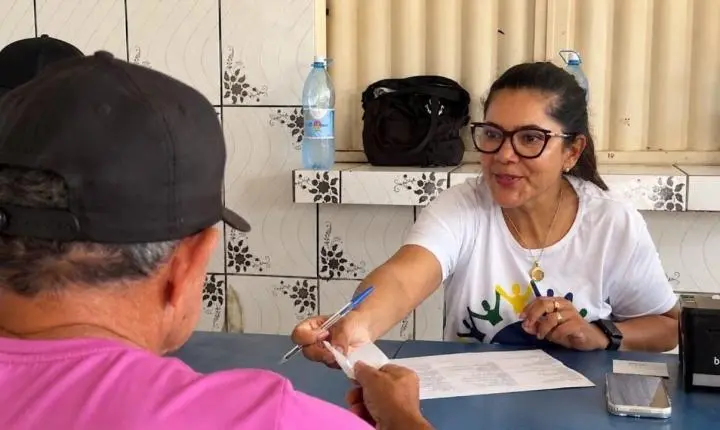 Programa estadual leva, pela segunda vez, serviços essenciais aos moradores de Santa Luzia d’Oeste neste fim de semana