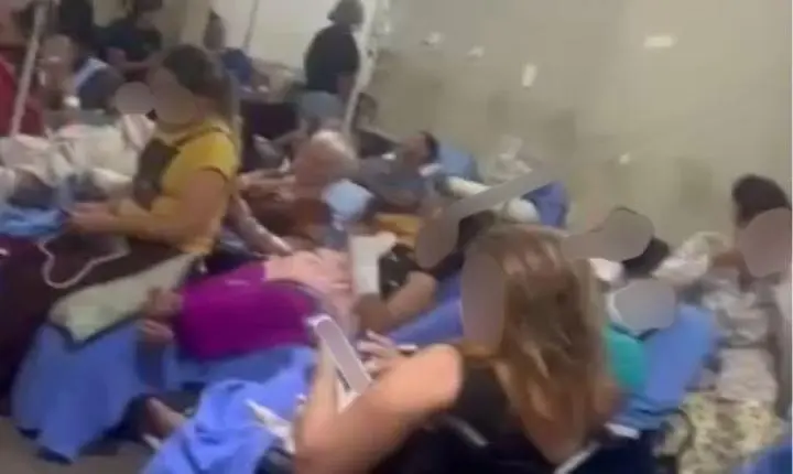 SAÚDE EM COLAPSO: Vídeo aponta superlotação no João Paulo II, pior hospital do Brasil