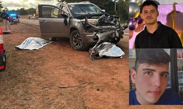 Tragédia na BR-364: dois jovens morrem após motocicleta ser atingida por caminhonete em Jaru