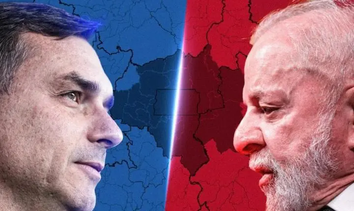 Última pesquisa aponta disputa apertada entre Flávio Bolsonaro e Lula